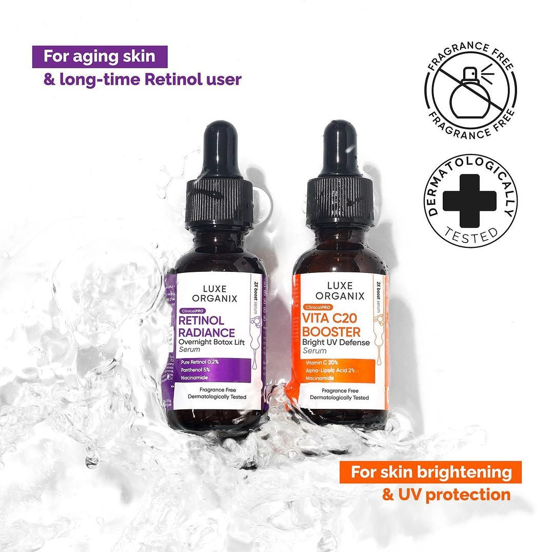 Luxe Organix ClinicalPro Booster Serums