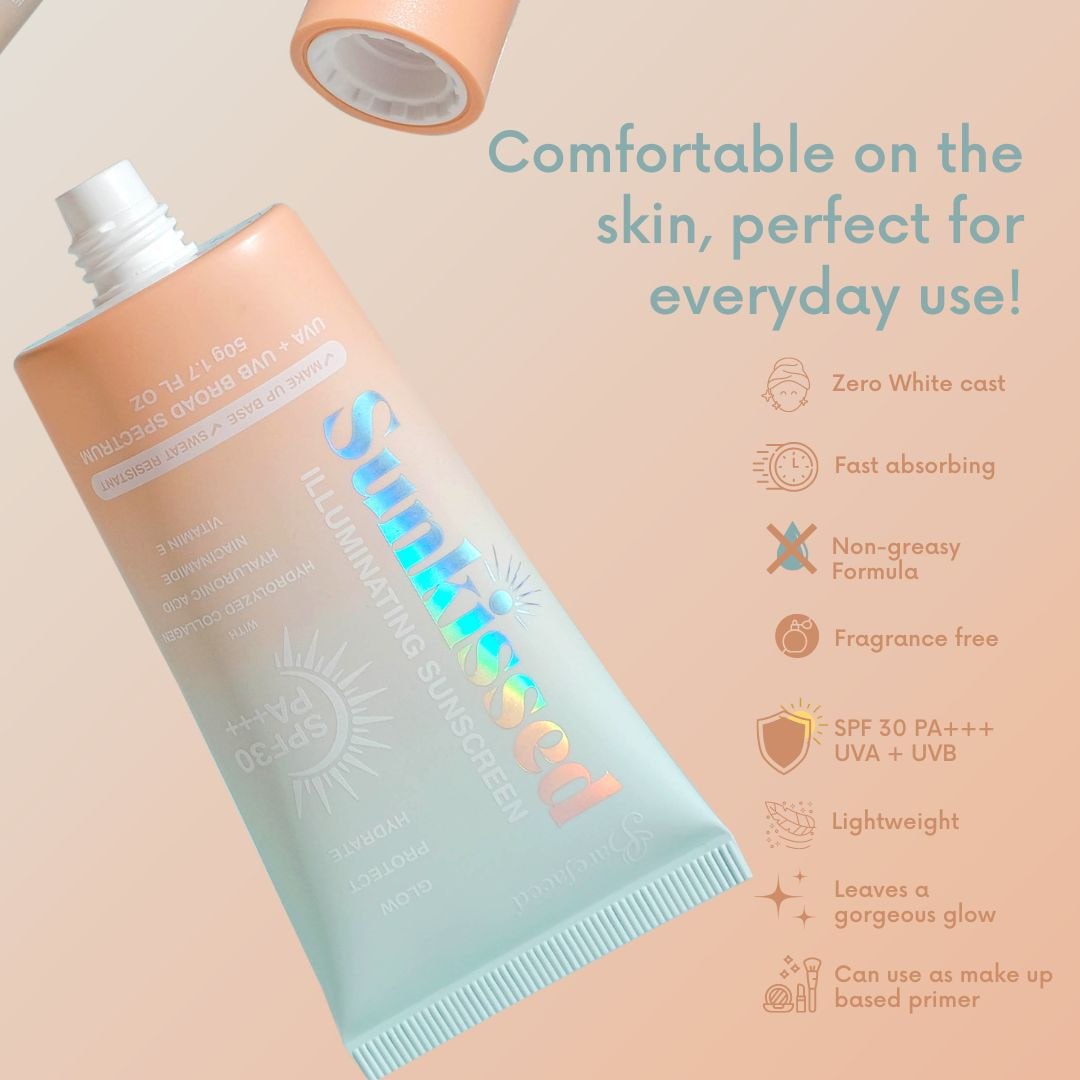 Barefaced Sunkissed Illuminating Sunscreen, Tinted, Light Sunscreen