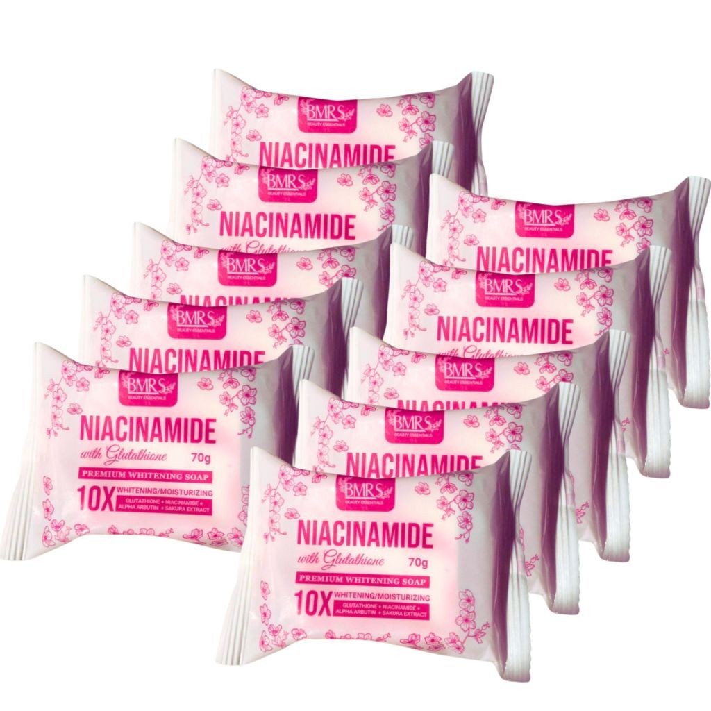 BMRS Niacinamide Gluta Premium 10X Whitening Soap 70g