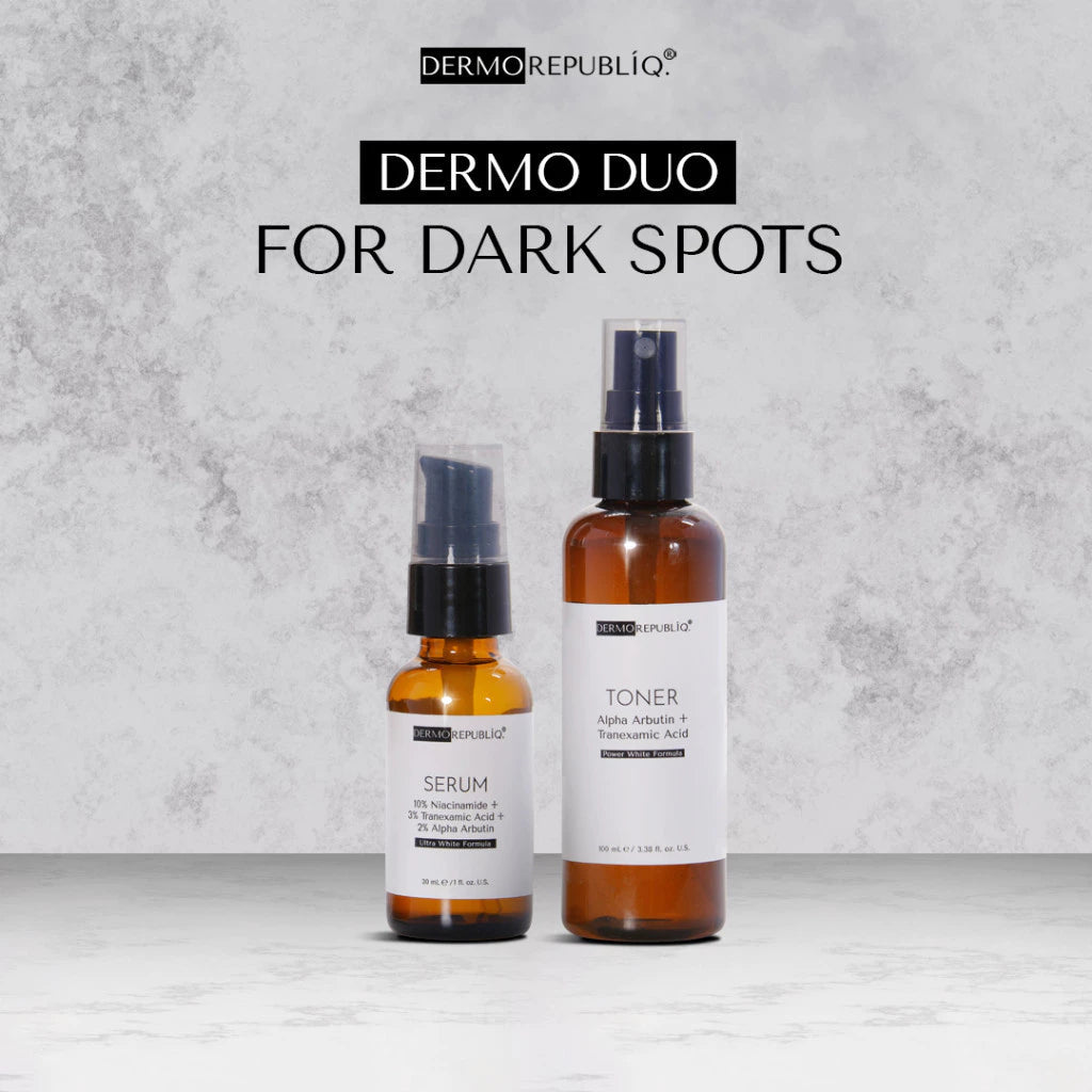 Dermorepubliq Duos - Dark Spots (Alpha Arbutin + Tranexamic Acid Ultra Whitening Toner)
