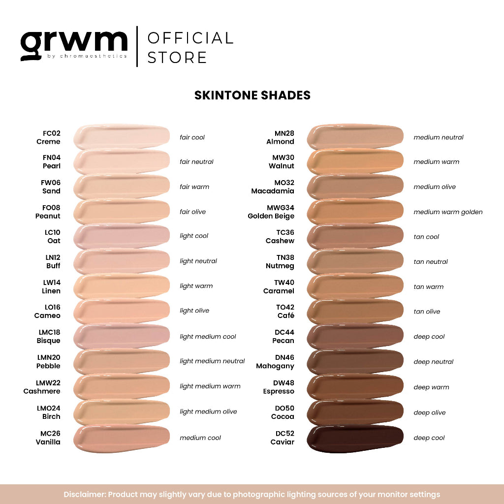 GRWM Cosmetics Radiant Skin Luminous Foundation