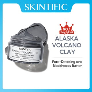 SKINTIFIC Mugwort Clay Facial Mask Stick Green Skin Care Face Mask Black Heads Removal Anti Acne set