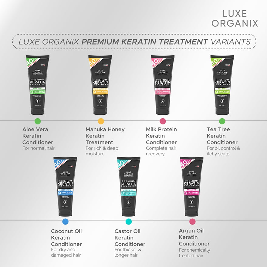 Luxe Organix Premium Keratin Manuka Honey Conditioner 250ml