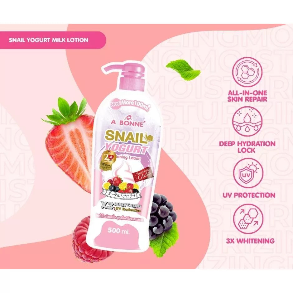Abonne Whitening Milk Lotion from Thailand 500ML