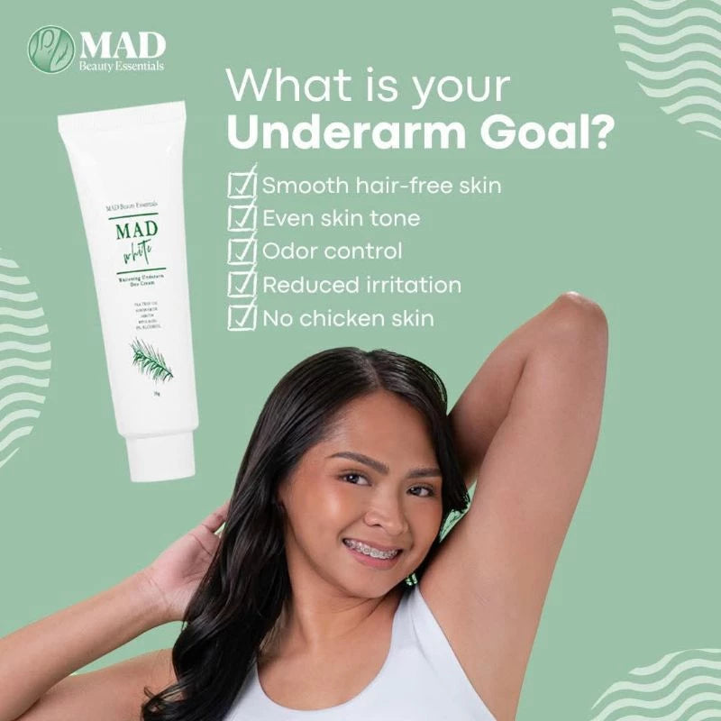 PREORDER Mad White Whitening Underarm Deo Cream