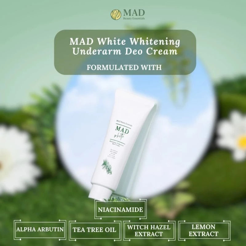 PREORDER Mad White Whitening Underarm Deo Cream