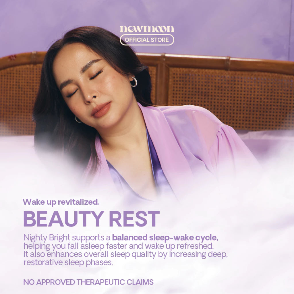 NEW MOON Nighty Bright Ashwagandha 500mg 60 CAPSULE with Hydrolized Marine Collagen