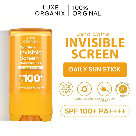 Luxe Organix Zero Shine Invisible Screen Daily Sun Stick 20g