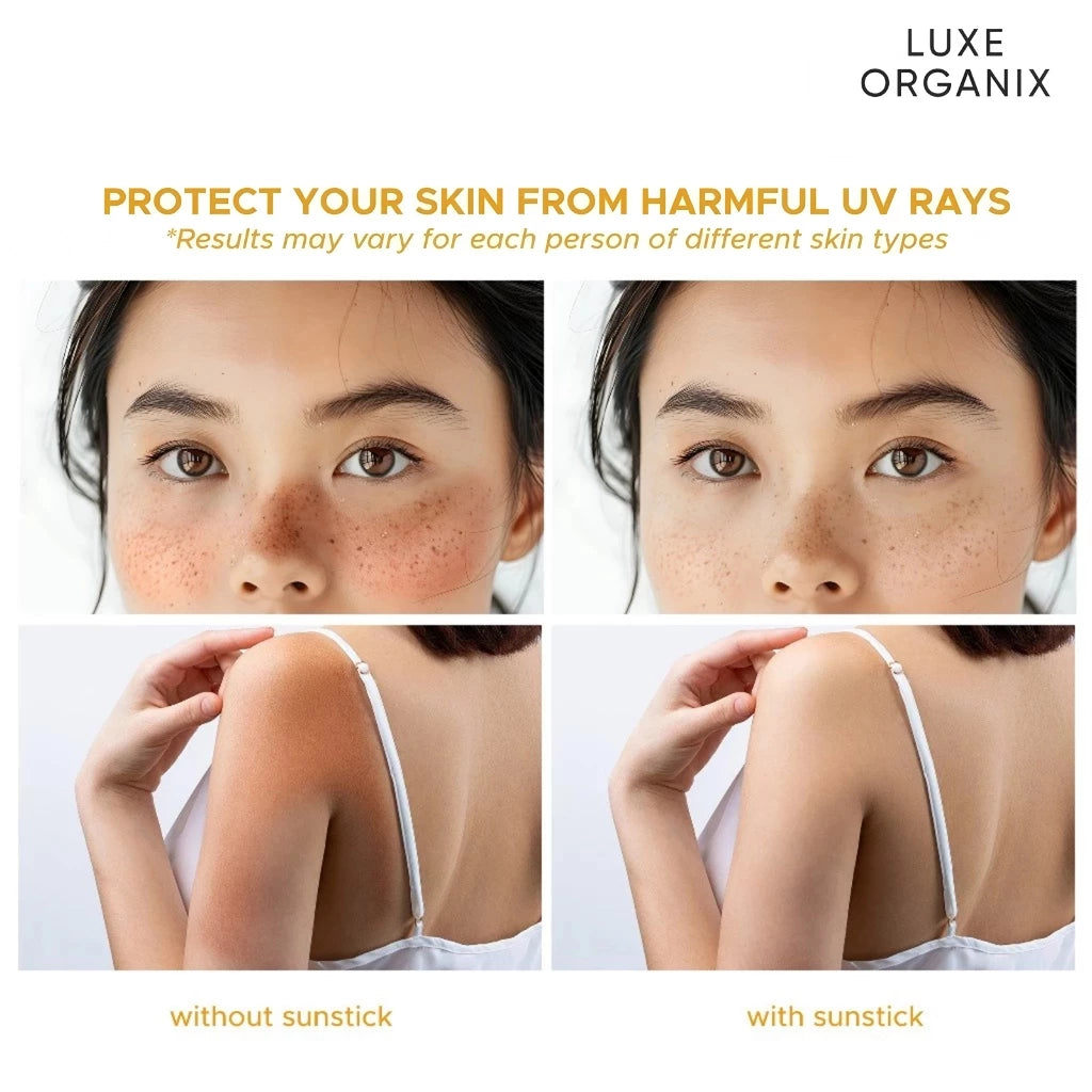 Luxe Organix Zero Shine Invisible Screen Daily Sun Stick 20g
