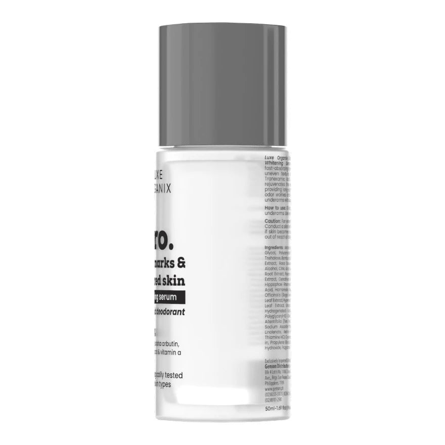 Luxe Organix Zero. Multi-acid Deodorant Whitening Serum 50ml