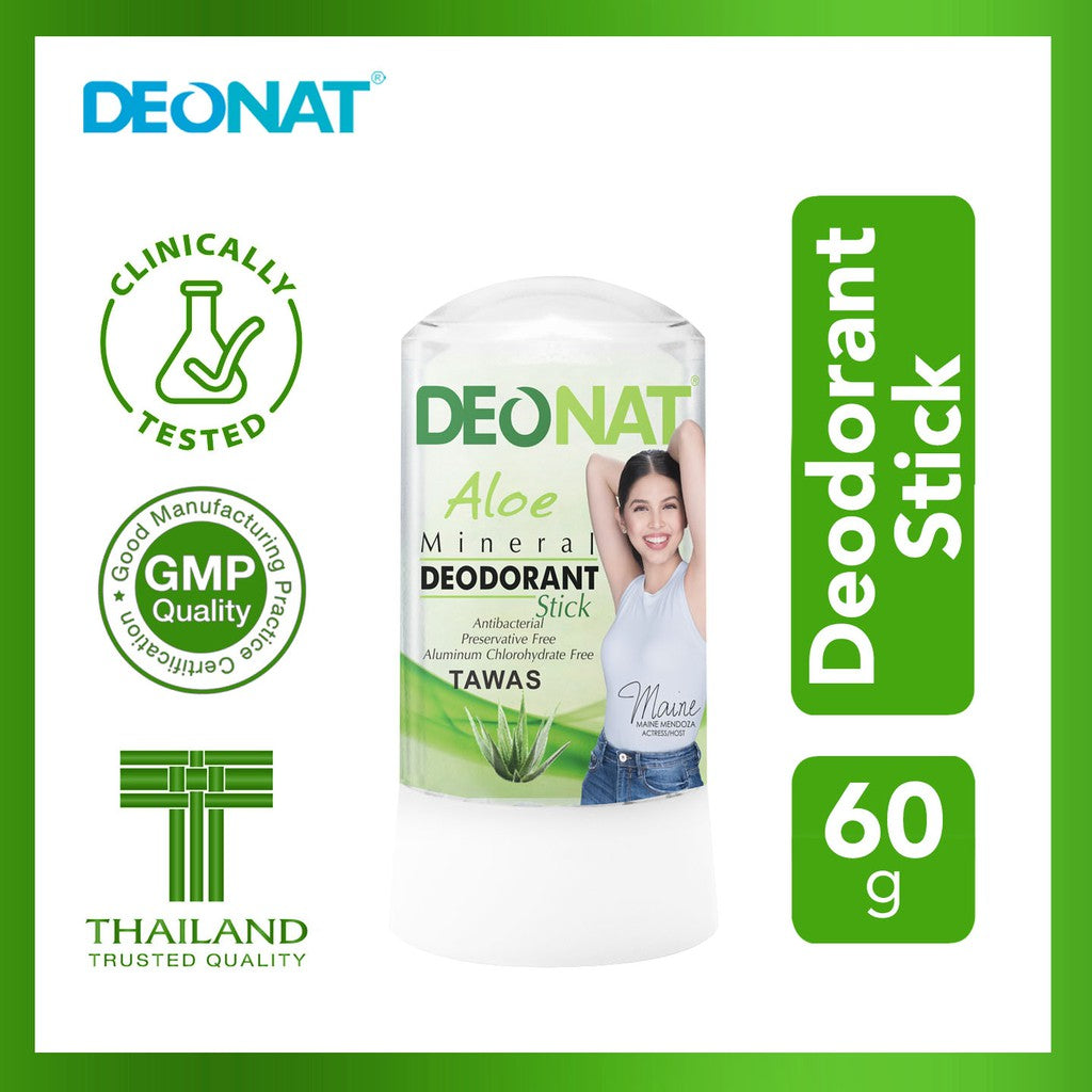 Luxe Organix DEONAT Aloe Mineral Deodorant Stick 60g