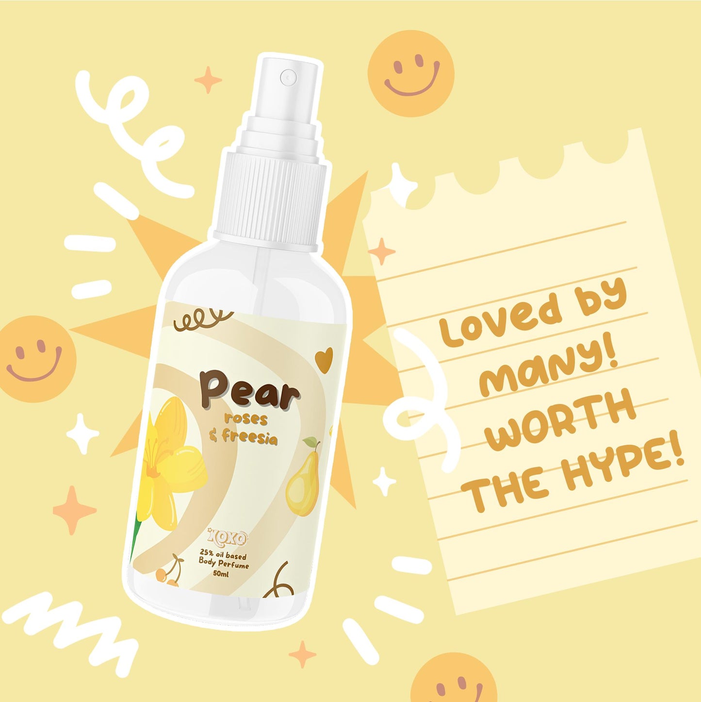 Xoxo Cosmetics Inspired Perfume - Pear & Freesia