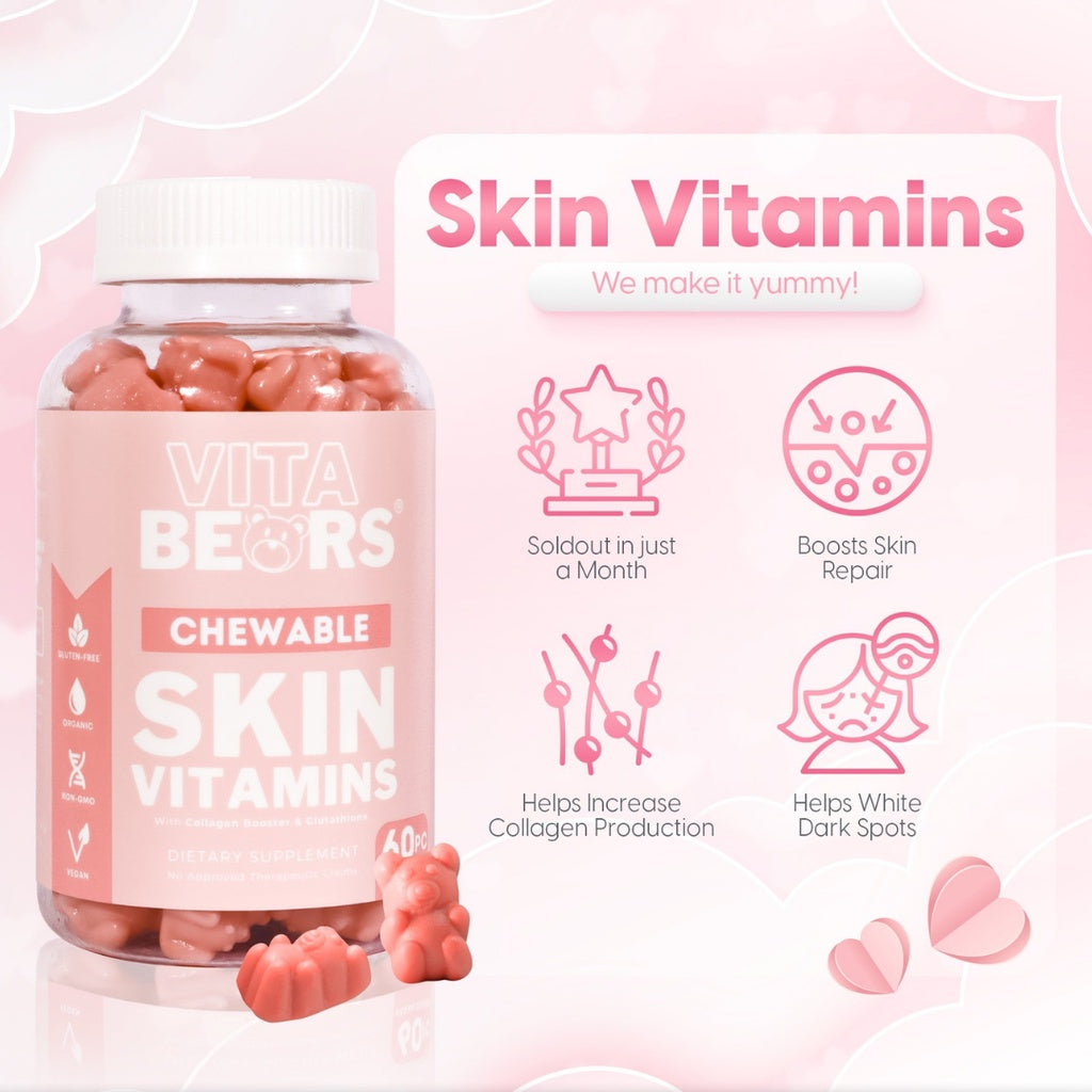 VitaBears Chewable Skin Vit