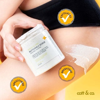 Catt & Co Bright and Free BUTTer Milk Scrub