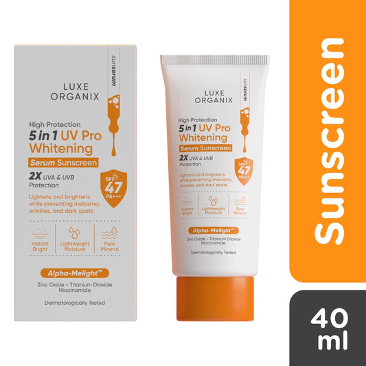 Luxe Organix 5in1 UV Pro Whitening Serum Sunscreen SPF 50 PA+++ 40mL