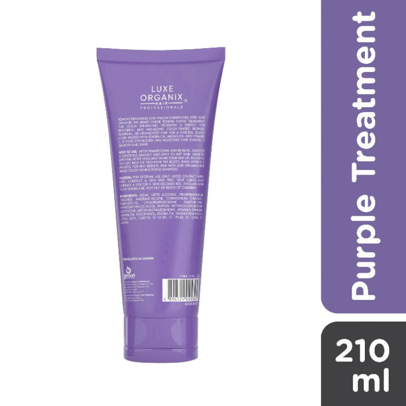 Luxe Organix Bye Brass Purple Conditioner 250ml