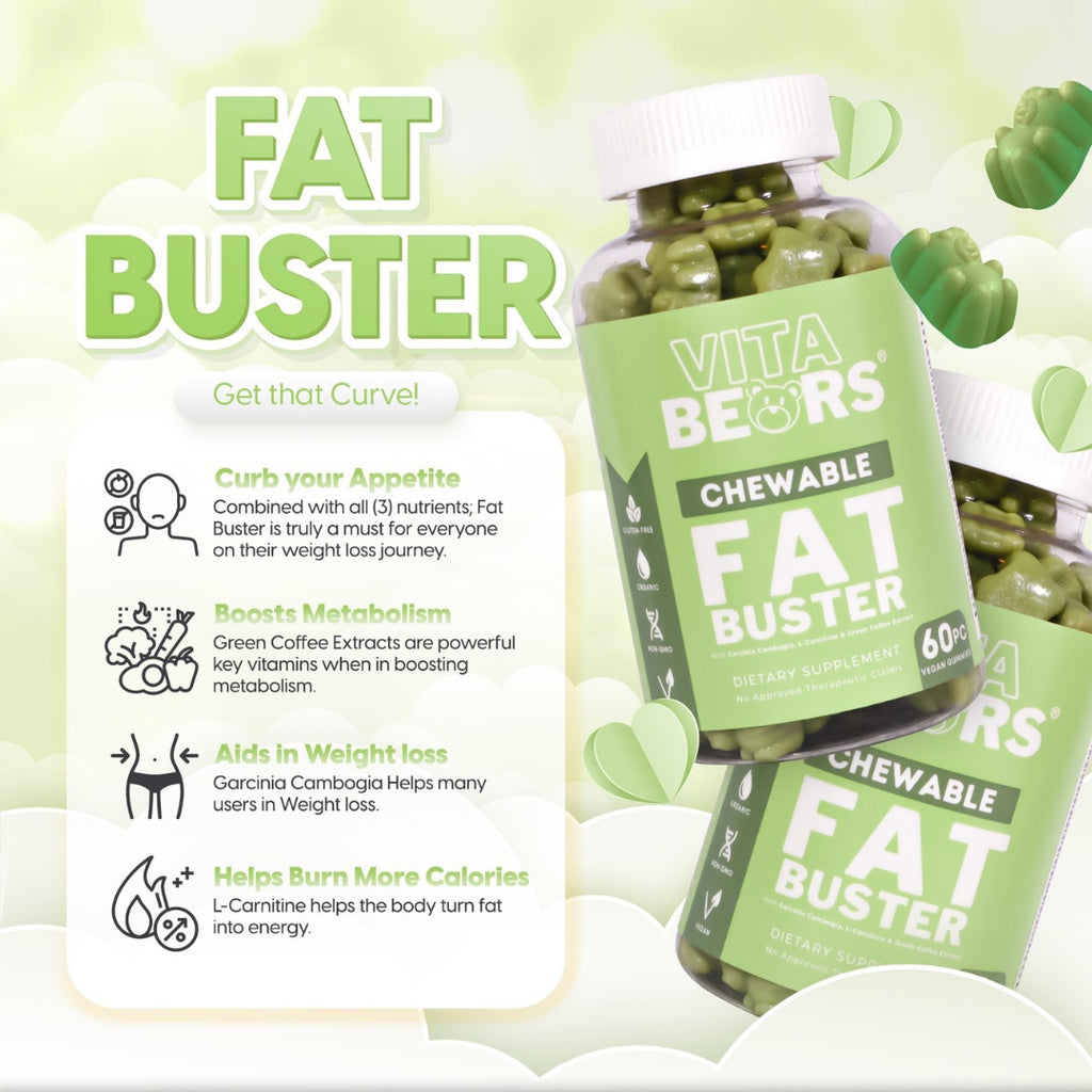 VitaBears Chewable Fat Buster / Crave new packaging