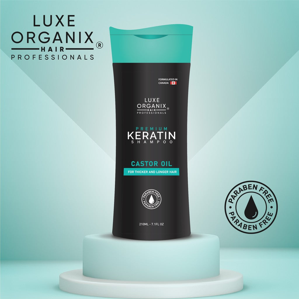 Luxe Organix Premium Keratin Castor Oil Shampoo 210ml