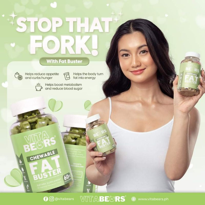 VitaBears Chewable Fat Buster / Crave new packaging
