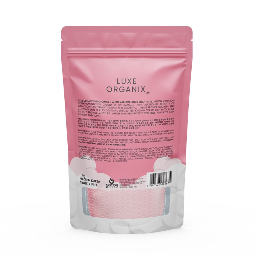Luxe Organix Niacinamide Brightening Cloud Soap