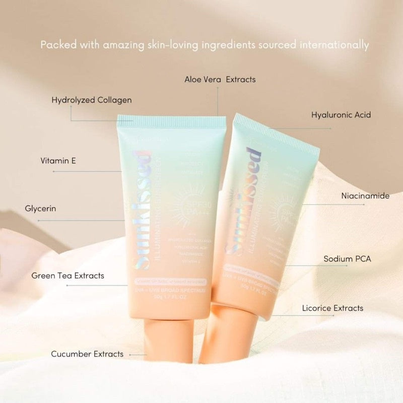 Barefaced Sunkissed Illuminating Sunscreen, Tinted, Light Sunscreen