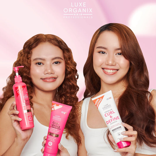 Luxe Organix Curl and Define Essence, Shampoo and Conditioner