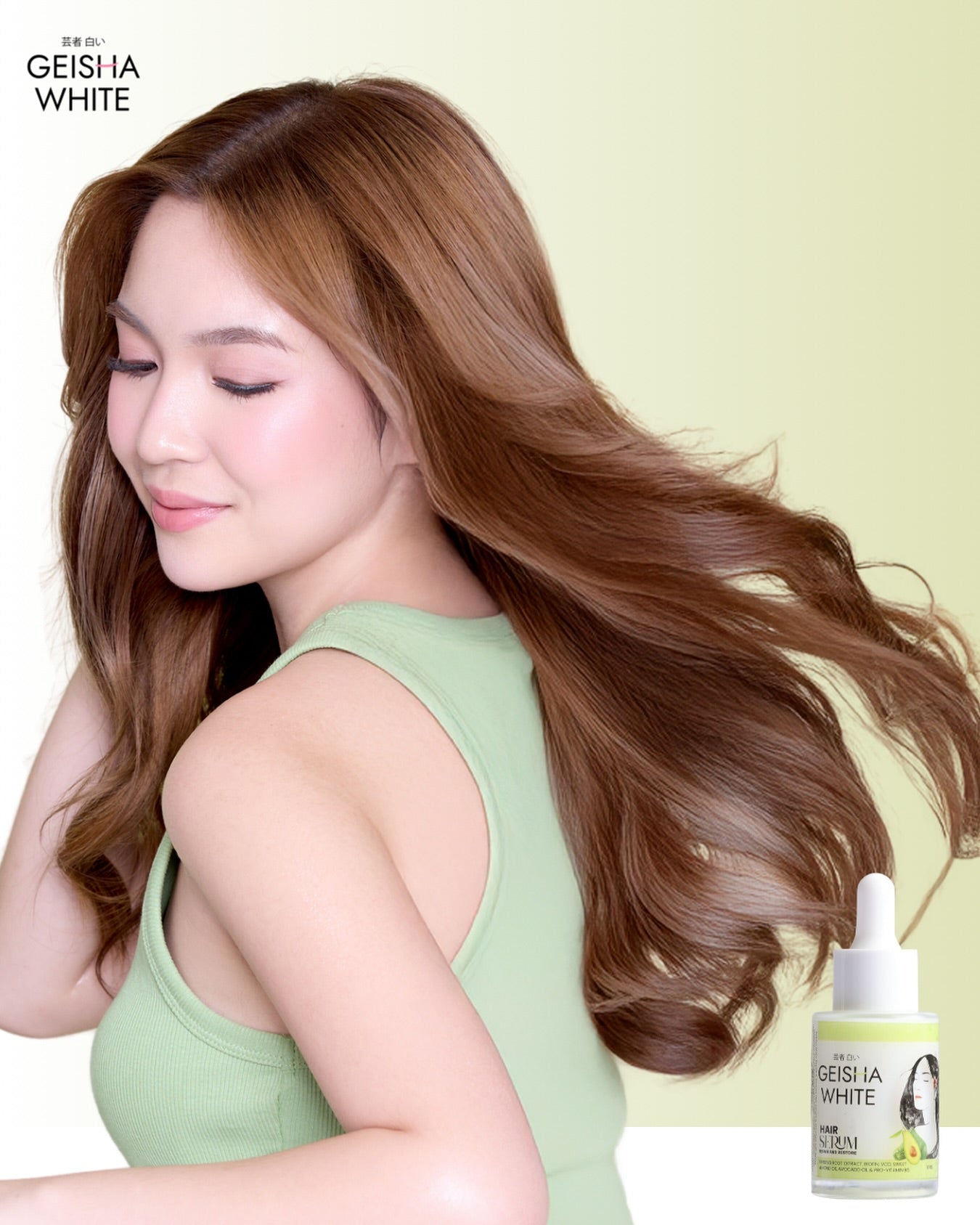 Natasha Geisha White Hair Serum 30mL