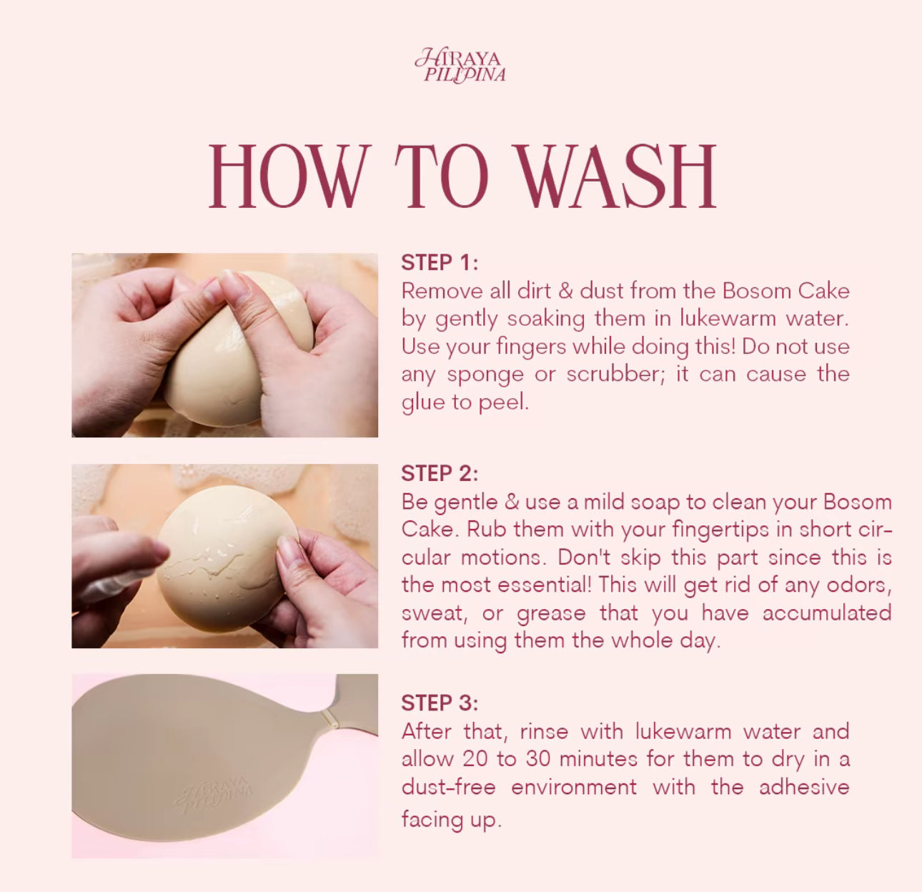 Hiraya Pilipina | BOSOM CAKE 2.0 Push-Up Silicone Bra (Now Reformulated with Stronger Adhesive)