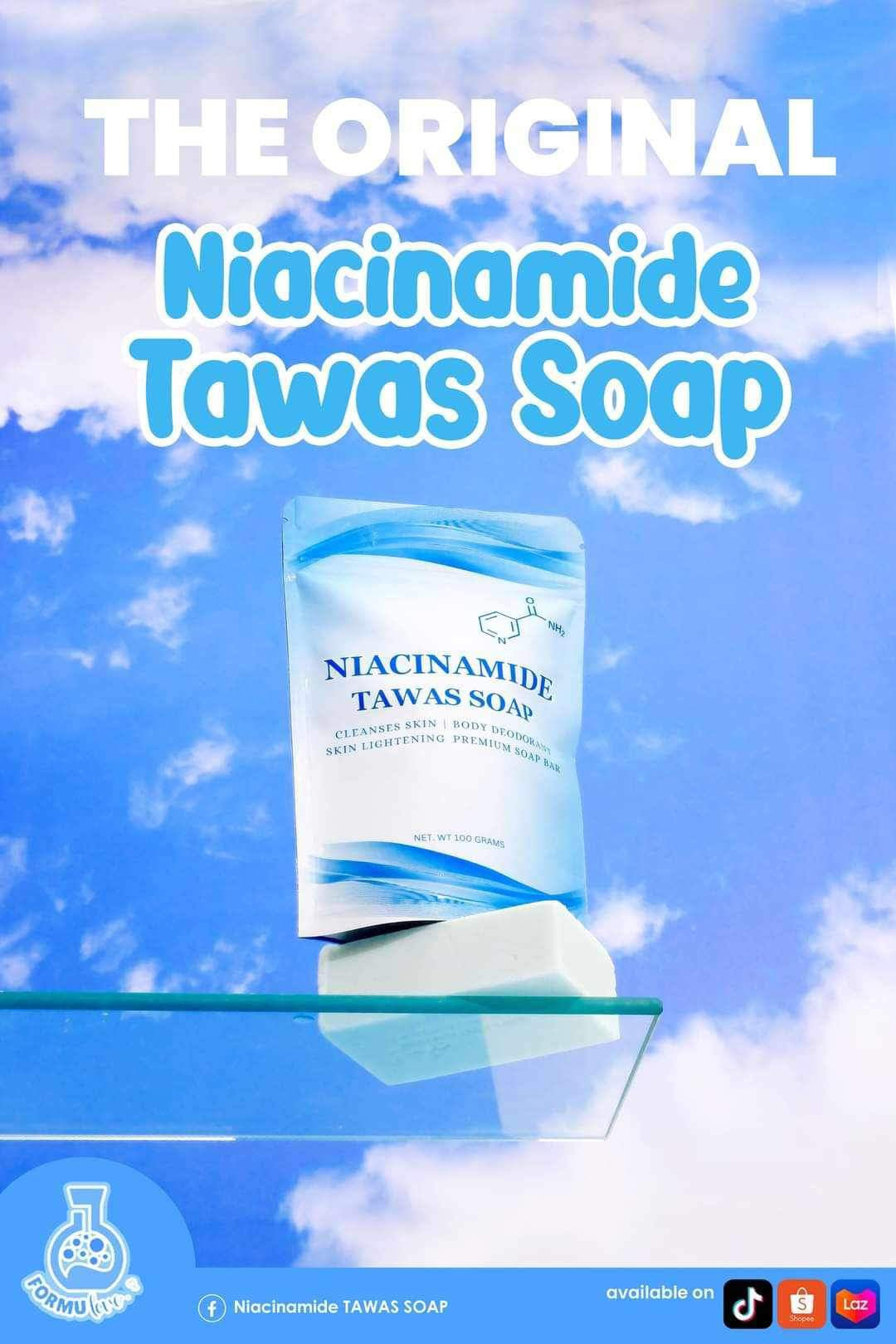 Niacinamide Tawas Soap 100g, 50g, Mist 100mL