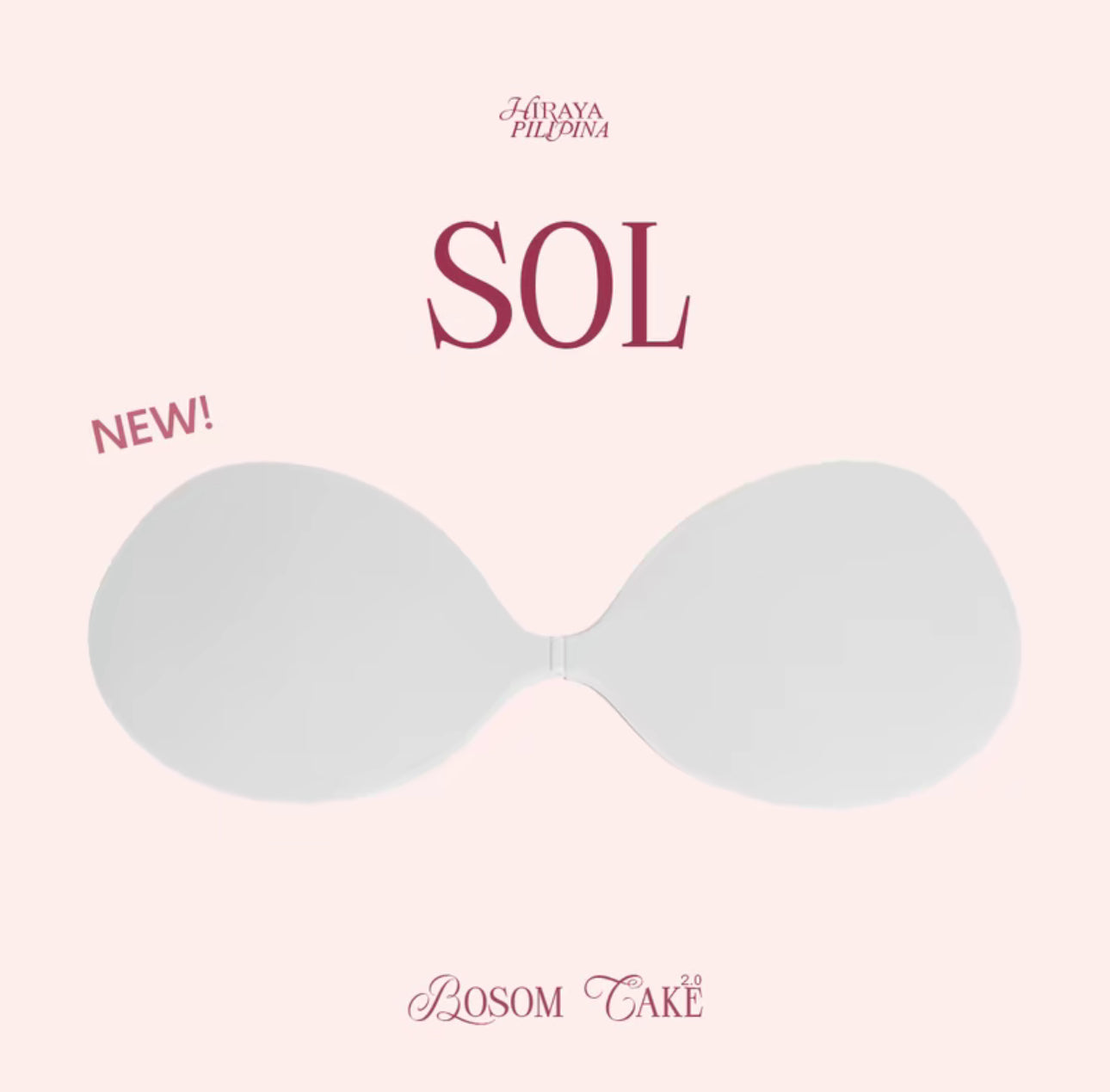 Hiraya Pilipina | BOSOM CAKE 2.0 Push-Up Silicone Bra (Now Reformulated with Stronger Adhesive)