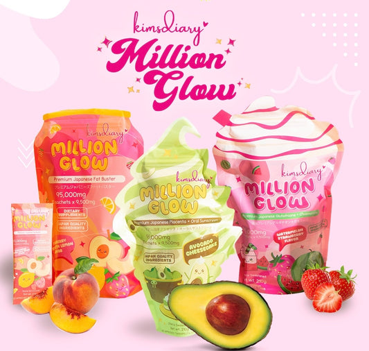 Kims Diary Million Glow Drinks 10 sachets per pouch