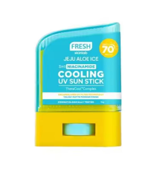 FRESH Skinlab Jeju Aloe Ice 3in1 Niacinamide Cooling UV Sun Stick 15g