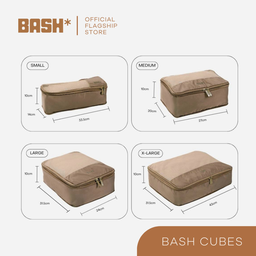 BASH Cubes in Taupe (S, M, L and XL)