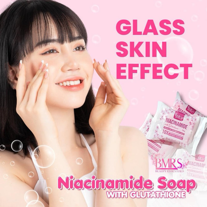 BMRS Niacinamide Gluta Premium 10X Whitening Soap 70g