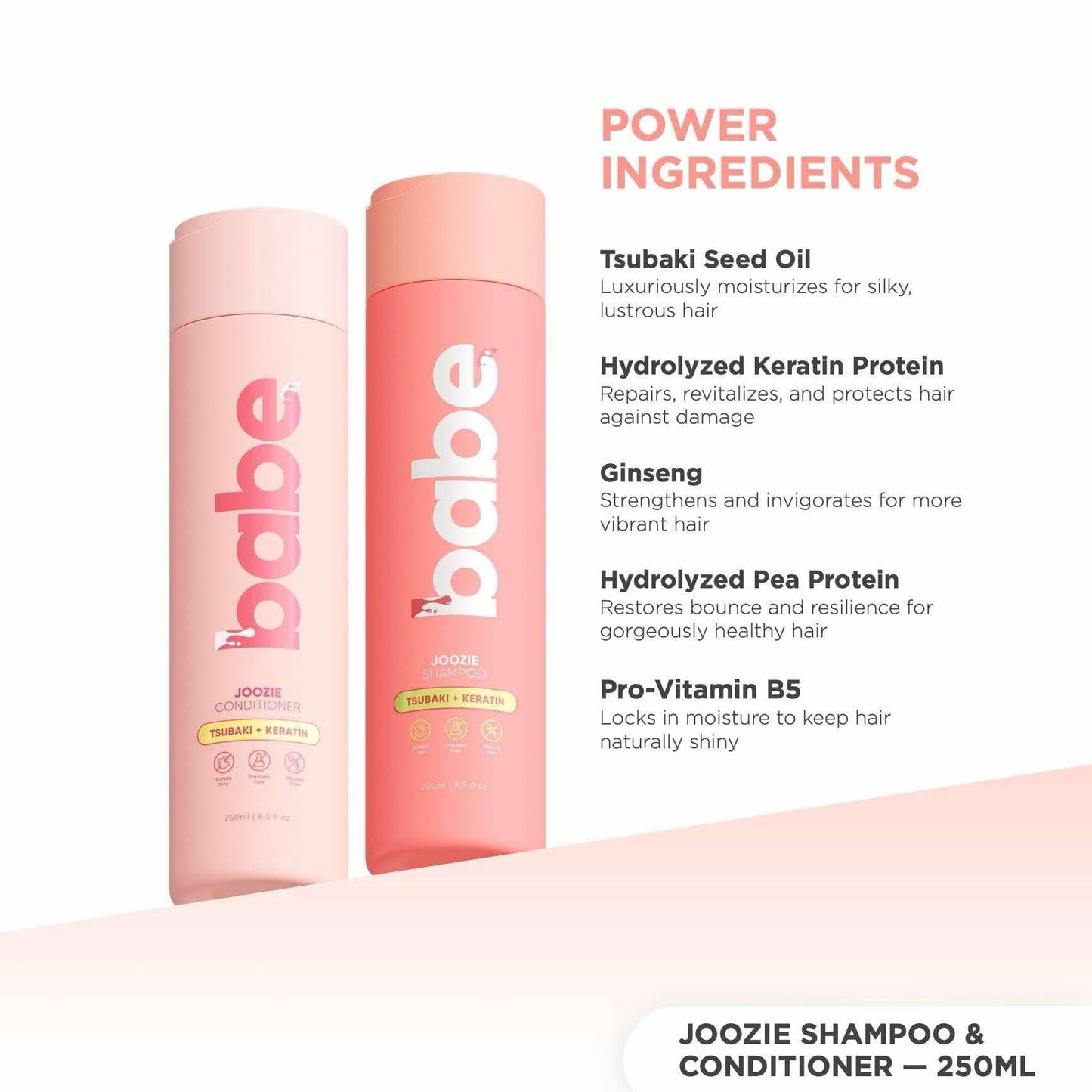 Babe Formula Joozie Shampoo and Conditioner 250mL