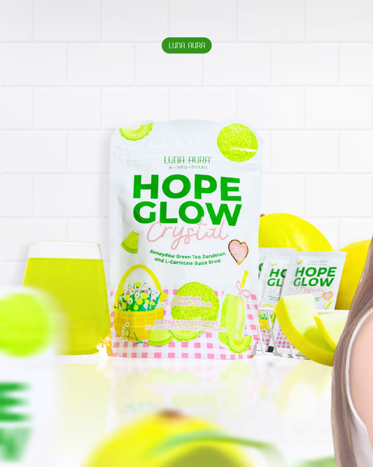 Luna Aura Hope Glow Crystal Honeydew 10 Sachets per Pouch