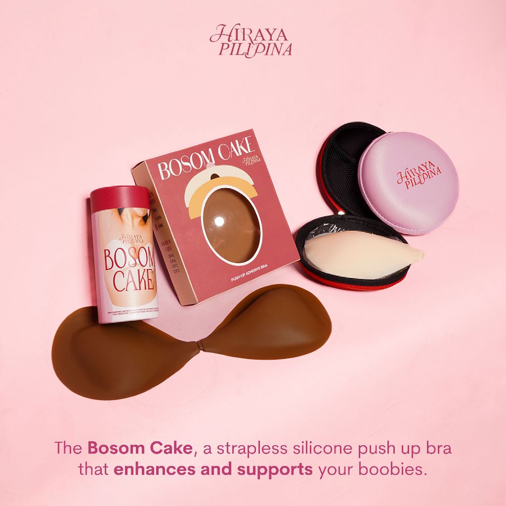 *Hiraya Pilipina* BOSOM CAKE Push-Up Silicone Bra (Reusable, Sweat proof, Waterproof)