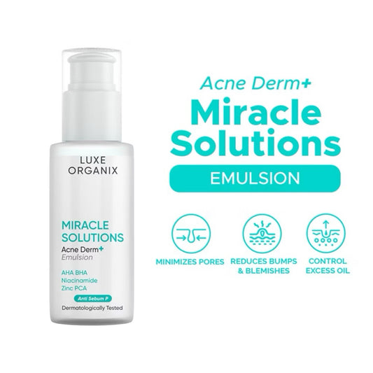 Luxe Organix Miracle Solutions Aha/Bha Emulsion 80mL