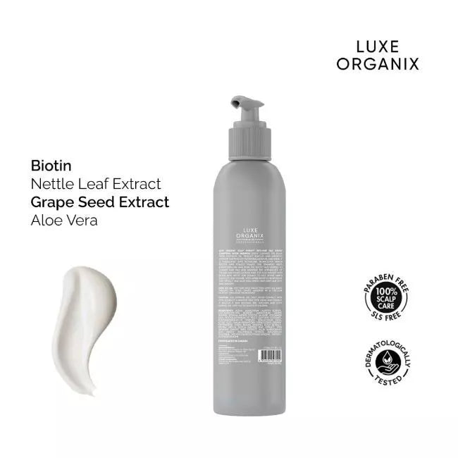 LUXE ORGANIX Scalp Therapy Anti-Hair Fall Gentle Clarifying Detox Shampoo 270 ml