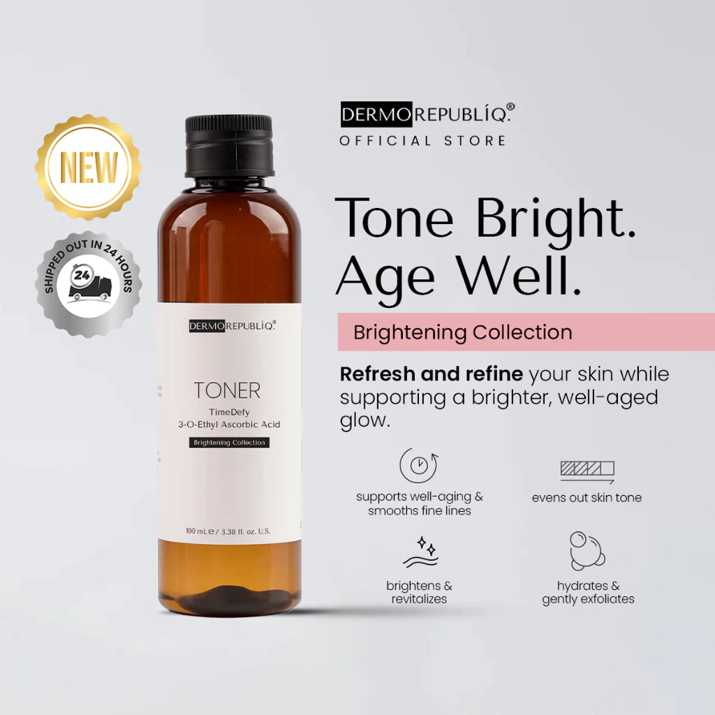 Dermorepubliq TimeDefy 3-O-Ethyl Ascorbic Acid Brightening Toner