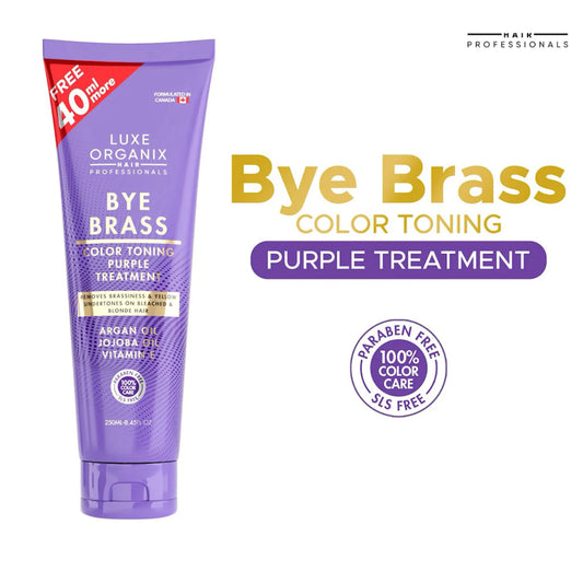 Luxe Organix Bye Brass Purple Conditioner 250ml