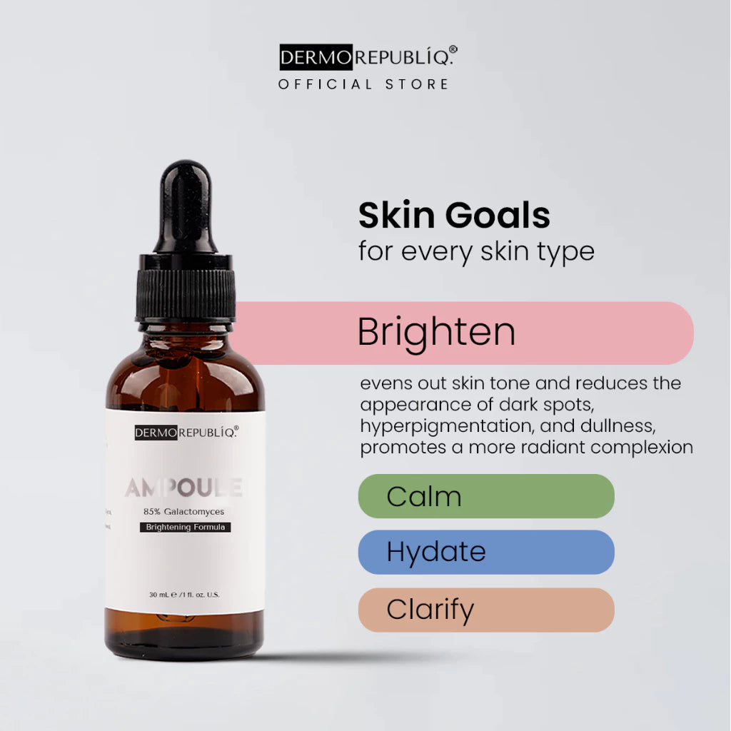 Dermorepubliq 85% Galactomyces Ampoule for Brightening - 30 mL