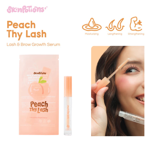 SkinPotions Peach Thy Lash - Lash & Brow Growth Serum
