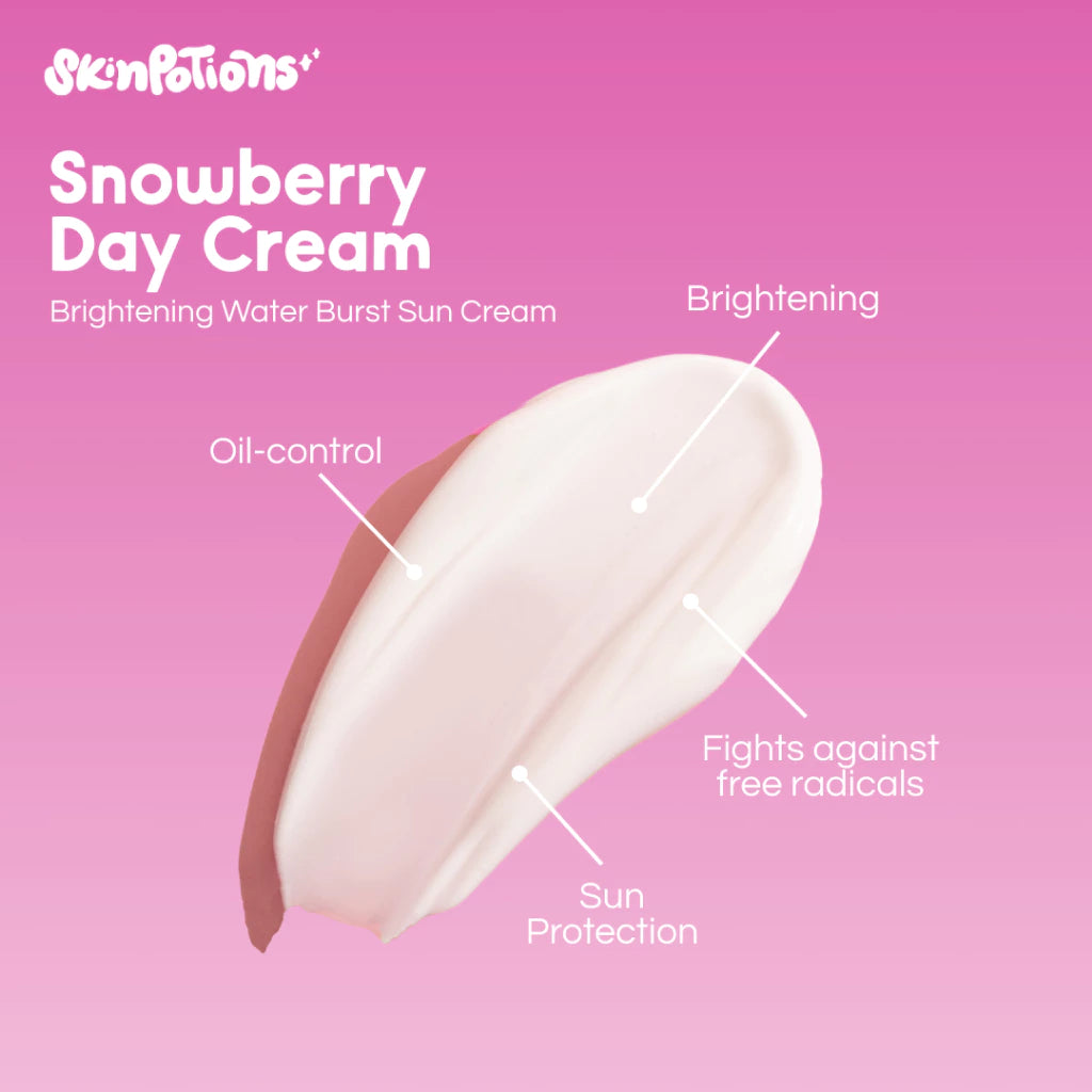 (AM-PM GLOW) SkinPotions Snowberry Day Cream + Snowberry Night Cream