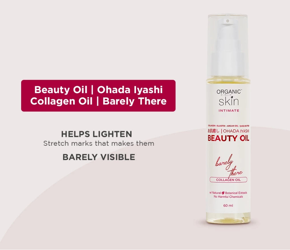 Organic Skin Japan Intimate Beauty Oil 60ml Stretch Marks & Skin Treatment Set of 2