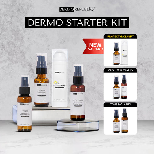 Dermorepubliq Dermo Starter Kit - Skincare Routine Must-Haves