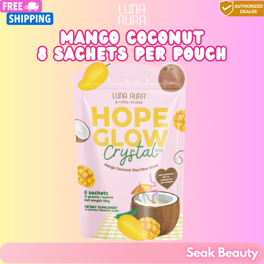 Luna Aura Hope Glow Mango Coconut 8 Sachets per pouch