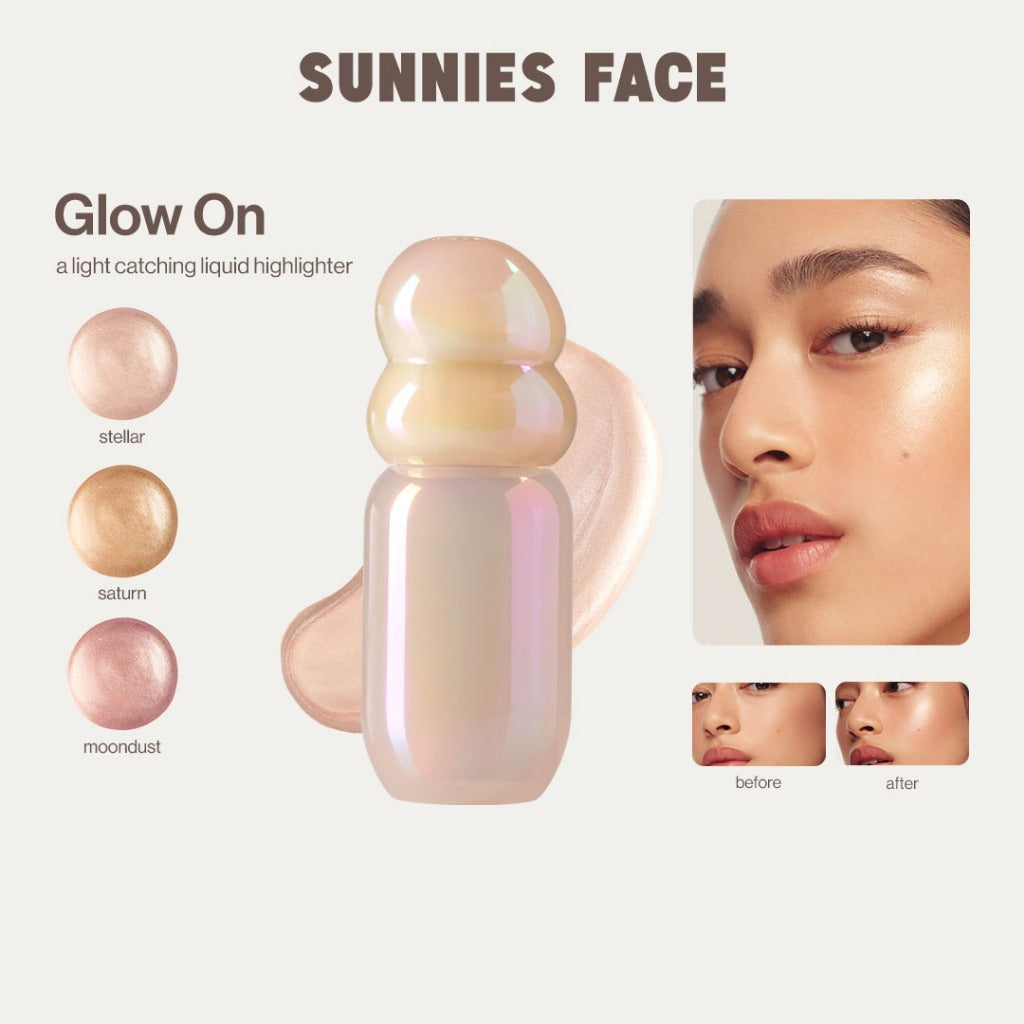 Sunnies Face Glow On [Light Catching Liquid Highlighter]