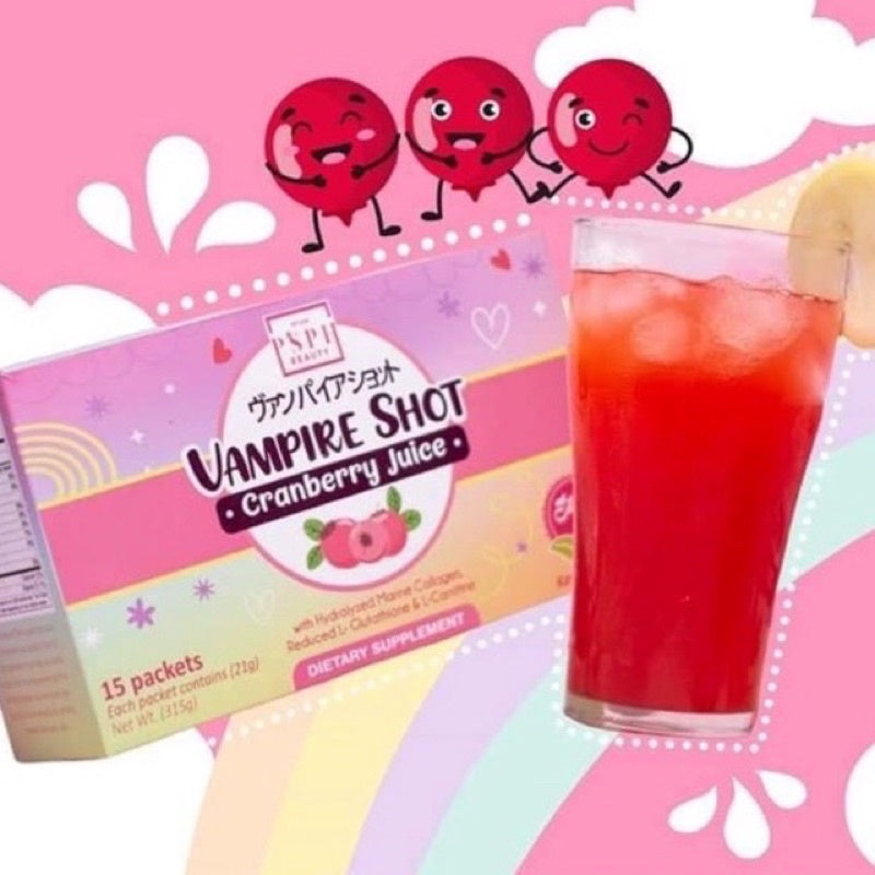 PSPH Beauty - Vampire Shot Cranberry Juice