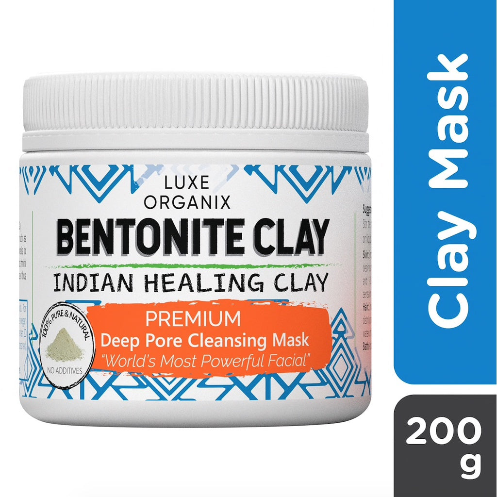 LUXE ORGANIX Bentonite Clay Mask 200g